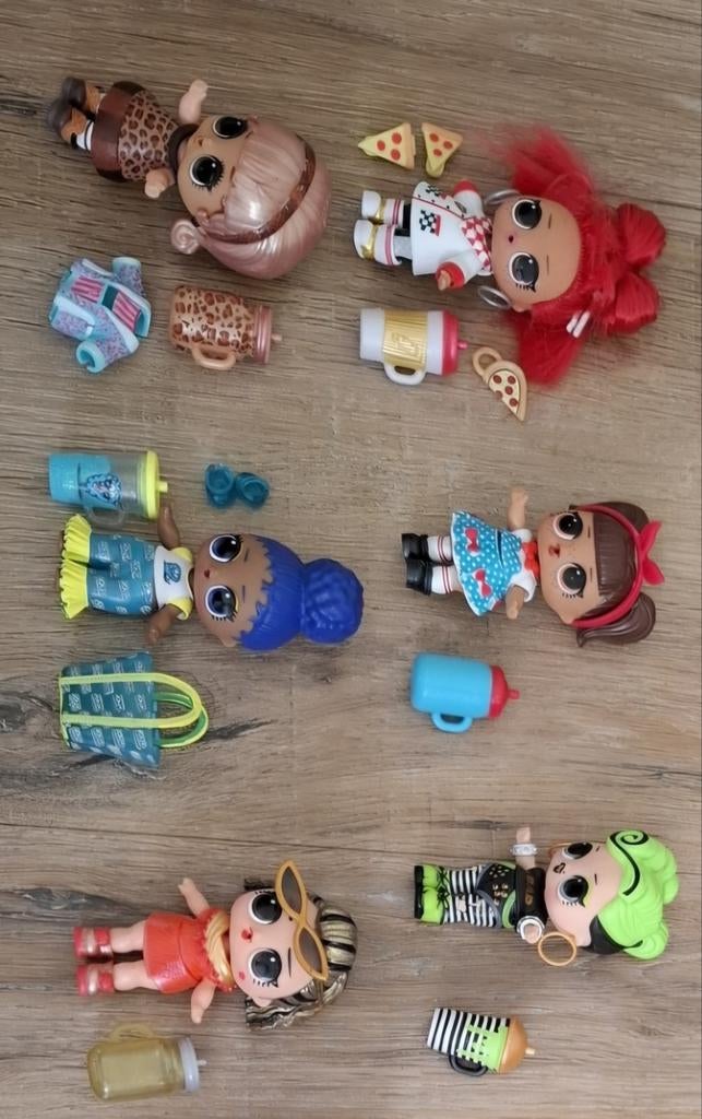 LOL Surprise poppen met accessoires en verpakkingen, Kinderen en Baby's, Speelgoed | Poppen, Ophalen of Verzenden, Gebruikt, Overige typen