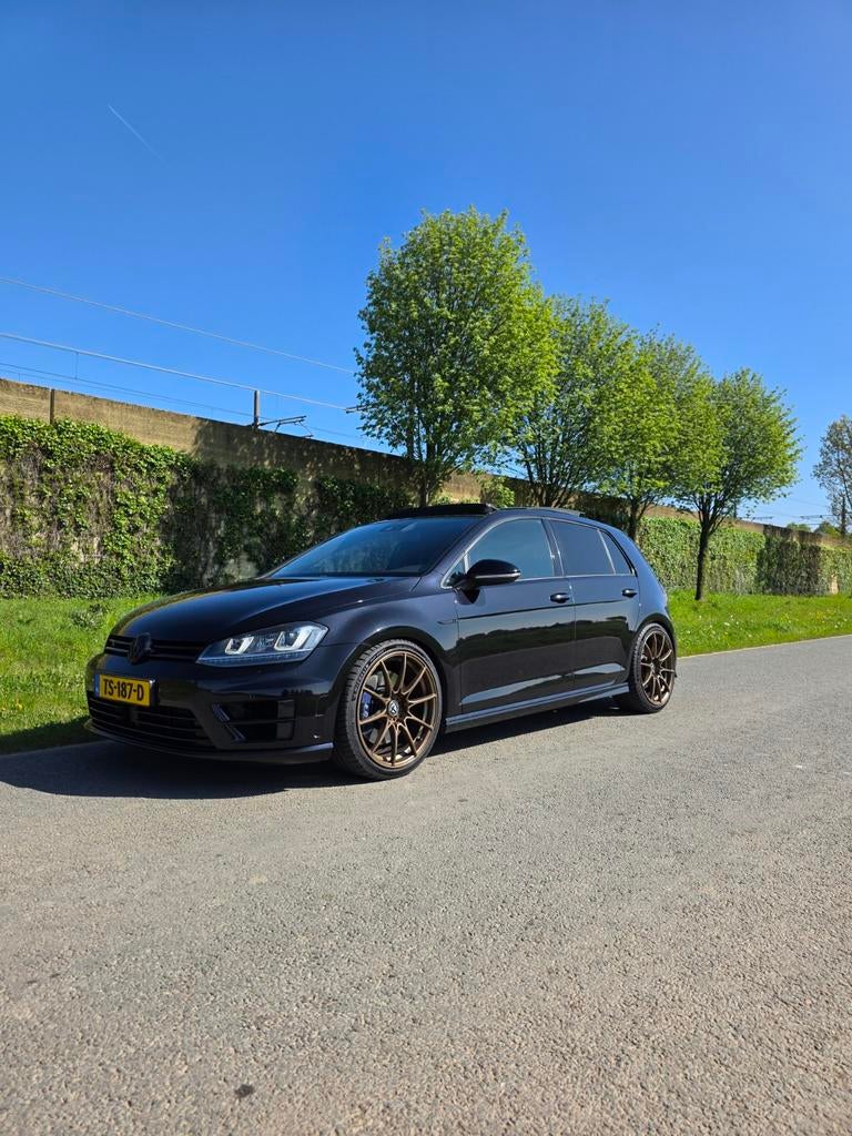 Volkswagen Golf 2.0 TSI R 221KW 5D 4MOTION DSG 2014 Zwart, Auto's, Automaat, 4 cilinders, 1984 cc, Zwart