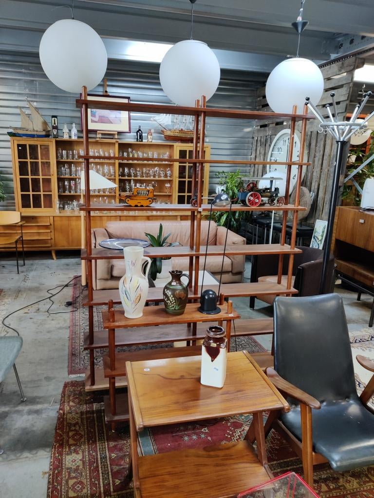 Houten open stokken kast met planken, Ophalen, X, X, X