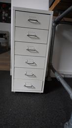 HELMER Ladeblok op wielen, wit, 28x69 cm, Huis en Inrichting, Ophalen, Zo goed als nieuw, Bureau