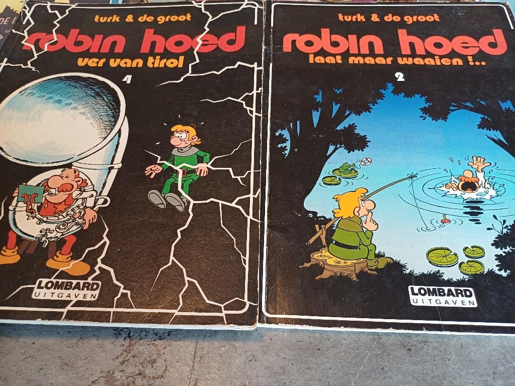 2 x  ROBIN HOED, Eén stripboek, Ophalen of Verzenden