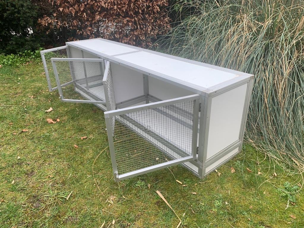 vogelkooi broedkooi knaagdierenkooi konijn hamster cavia, Ophalen of Verzenden, Gebruikt, Aluminium, Vogelkooi