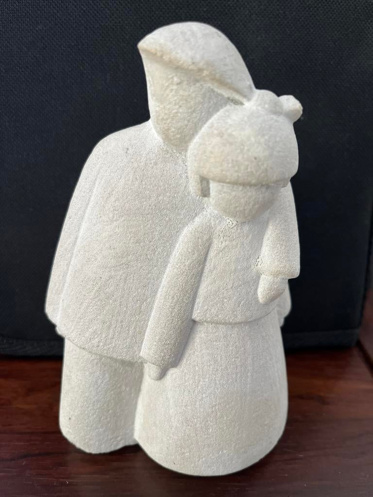 MARBEL STONE ART BELGIUM. —  SCULPTURE., Verzamelen, Beelden en Beeldjes, Ophalen of Verzenden, Zo goed als nieuw