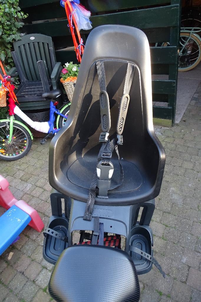 Fietszitje achterop, Ophalen, Achterzitje, Voetsteuntjes, Zo goed als nieuw