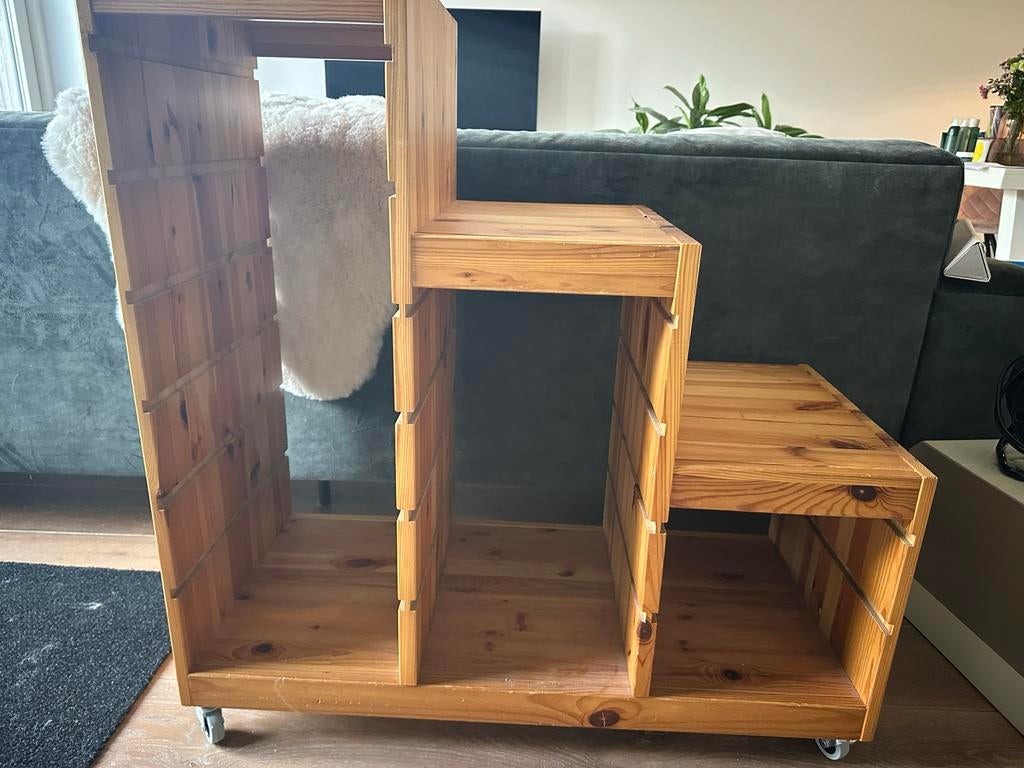 IKEA Trofast grenen, met wielen, Ophalen, Gebruikt