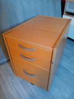 Verrijdbare bureau ladeblok, Huis en Inrichting, Ophalen, Met wielen, Gebruikt, Bureau