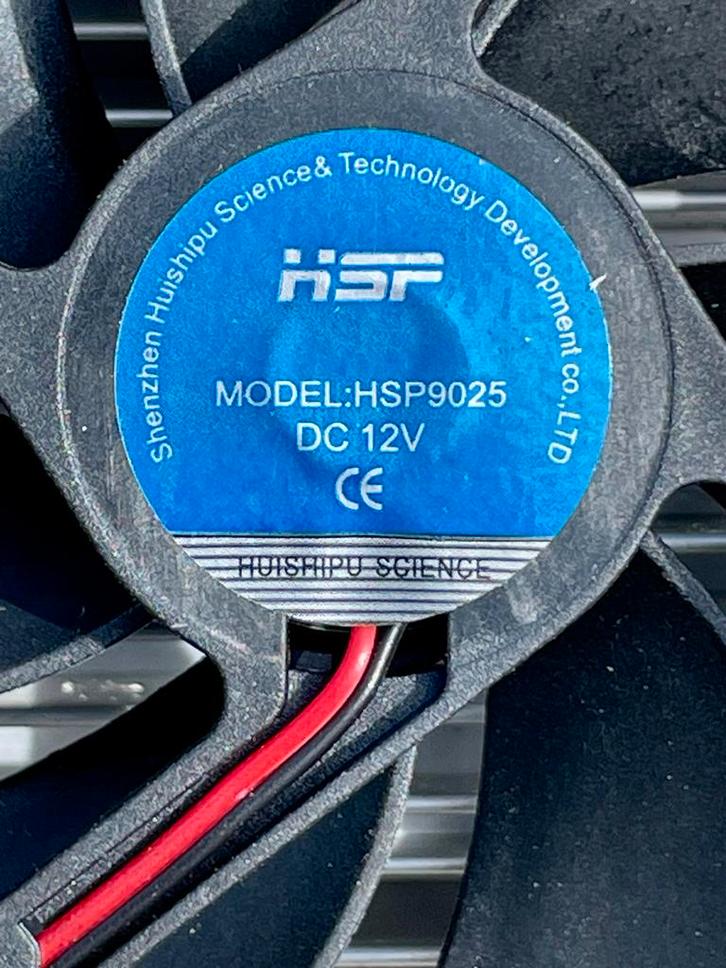 HSP9025 DC 12V Borstelloze Koelventilator met Koellichaam, Computers en Software, Computerkoelers, Nieuw, Luchtkoeling, Ophalen of Verzenden