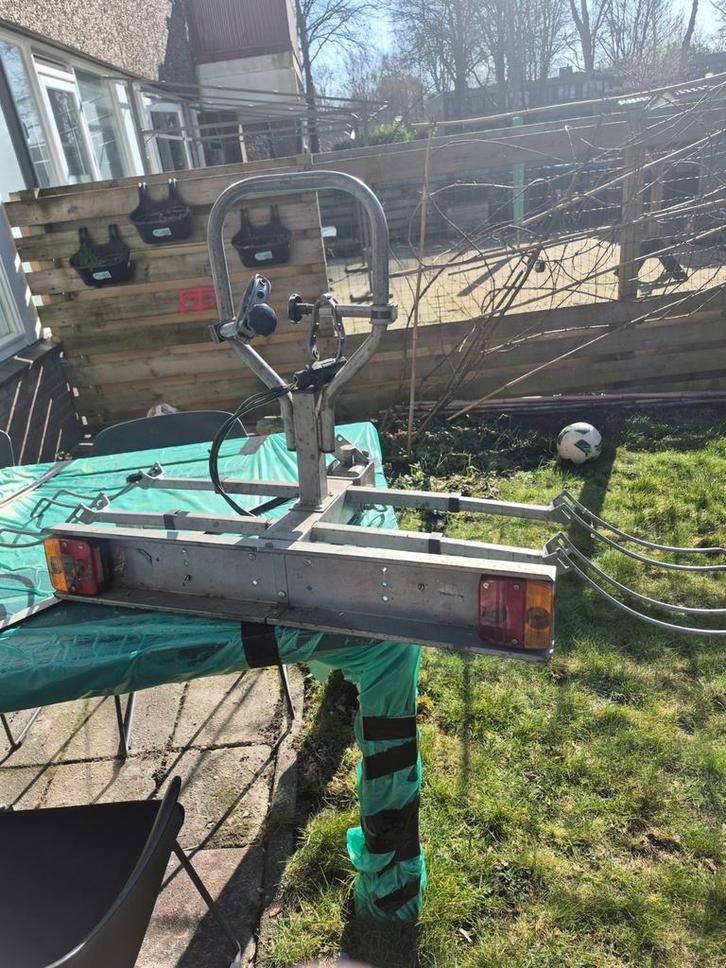 Fietsendrager voor trekhaak - 2 fietsen, Auto diversen, Fietsendragers, Gebruikt, Trekhaakdrager, Ophalen of Verzenden