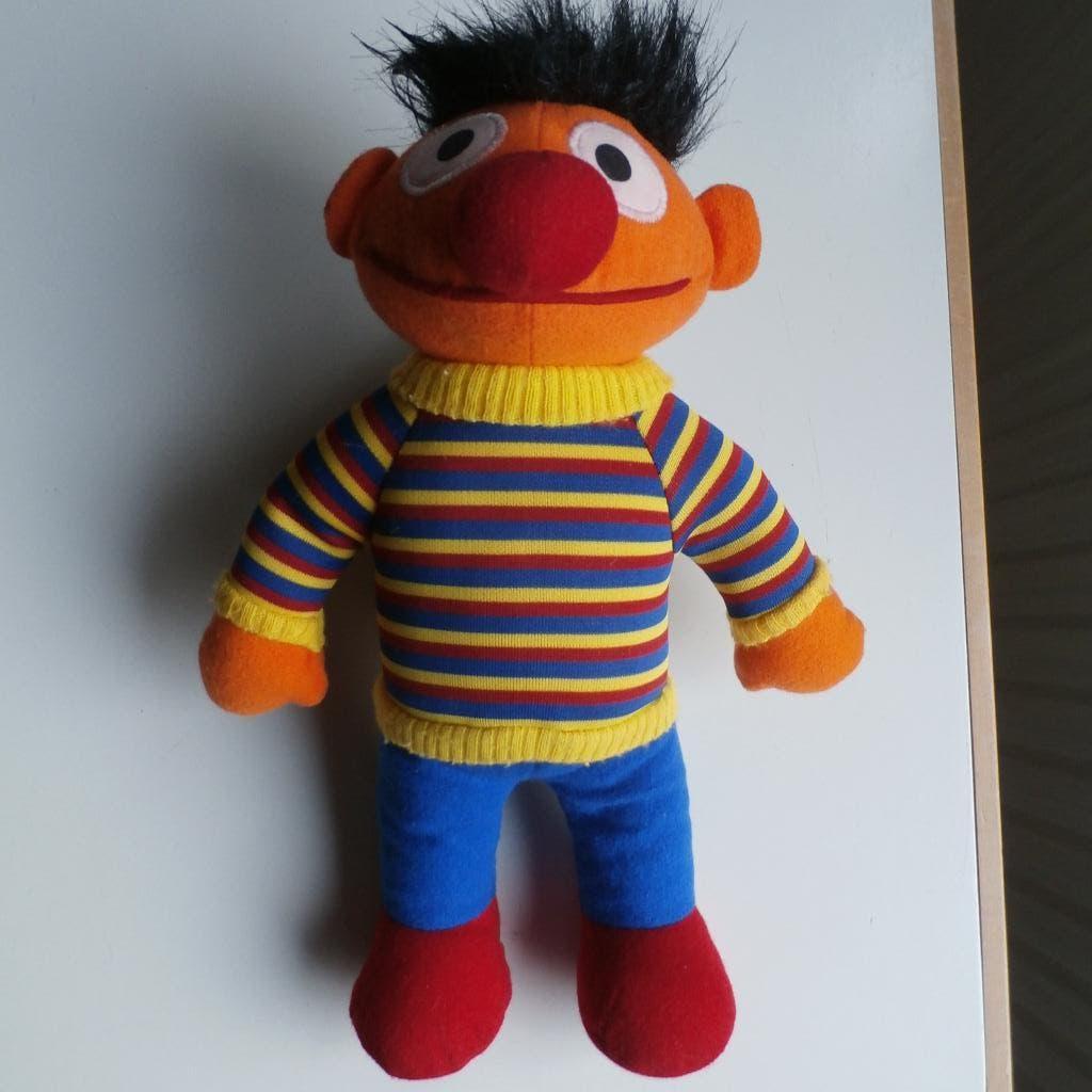 Ernie - knuffel - 20 cm - gewassen - Arnhem-Zuid - 4,00 -, Ophalen of Verzenden, Gebruikt