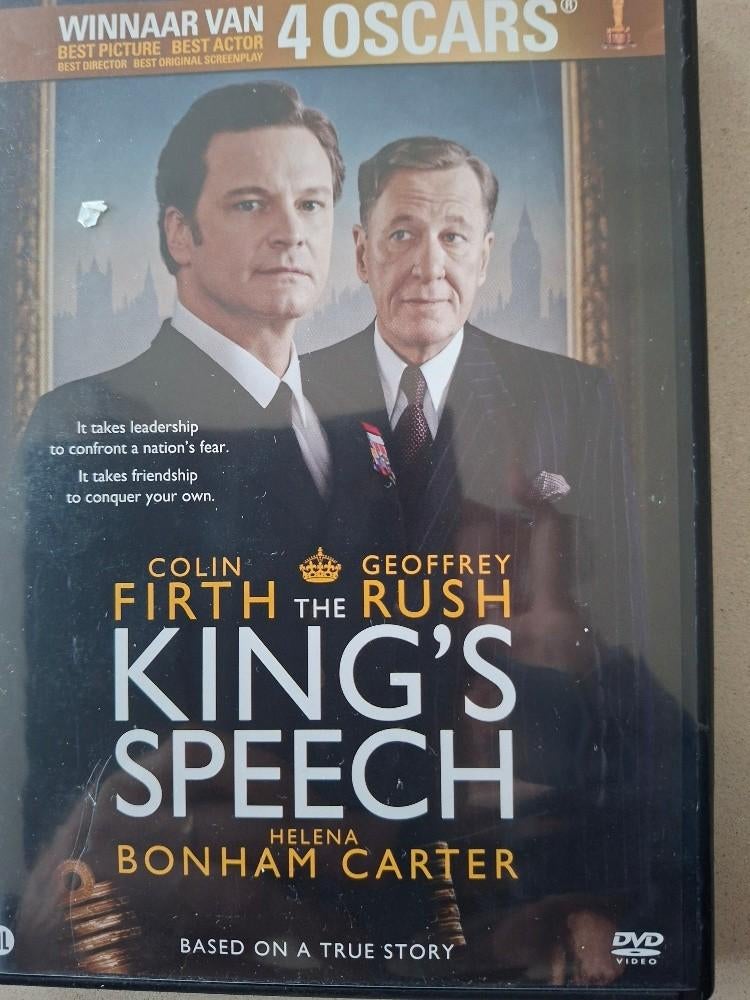 DVD van de film The King's Speech. Winnaar van 4 Oscars, Alle leeftijden, Ophalen of Verzenden, Zo goed als nieuw