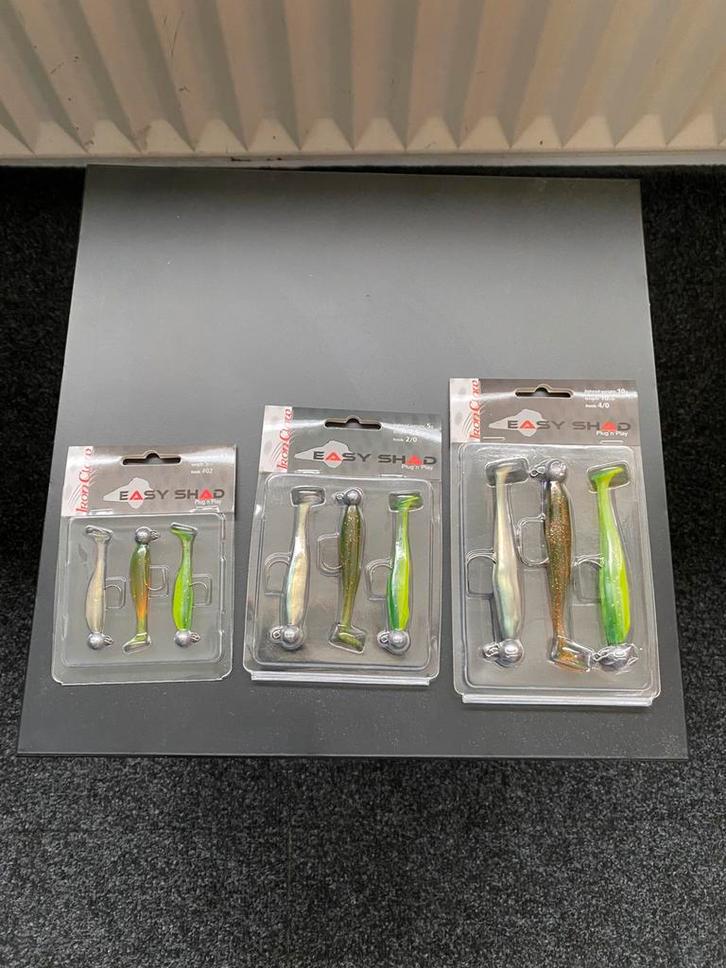 Iron Claw Easy shad mix kit 4 (diverse soorten), Watersport en Boten, Hengelsport | Vliegvissen, Nieuw, Overige typen, Ophalen of Verzenden