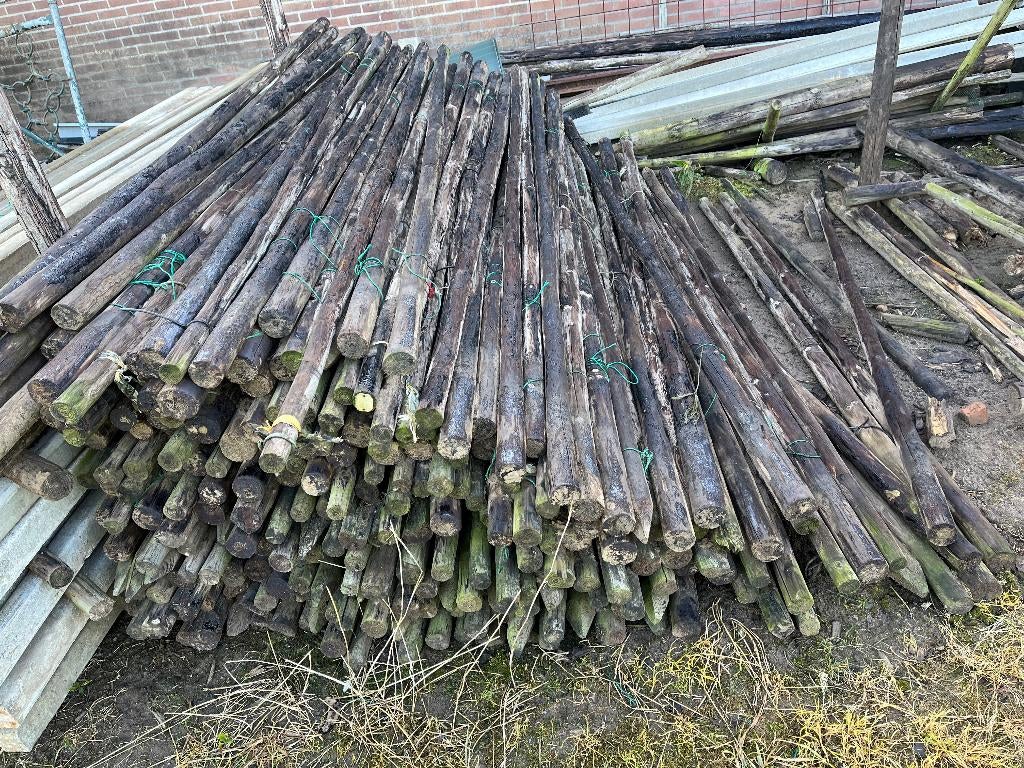 Boompalen, Houtenpalen, Ondersteuning, Ophalen, Minder dan 180 cm, Palen