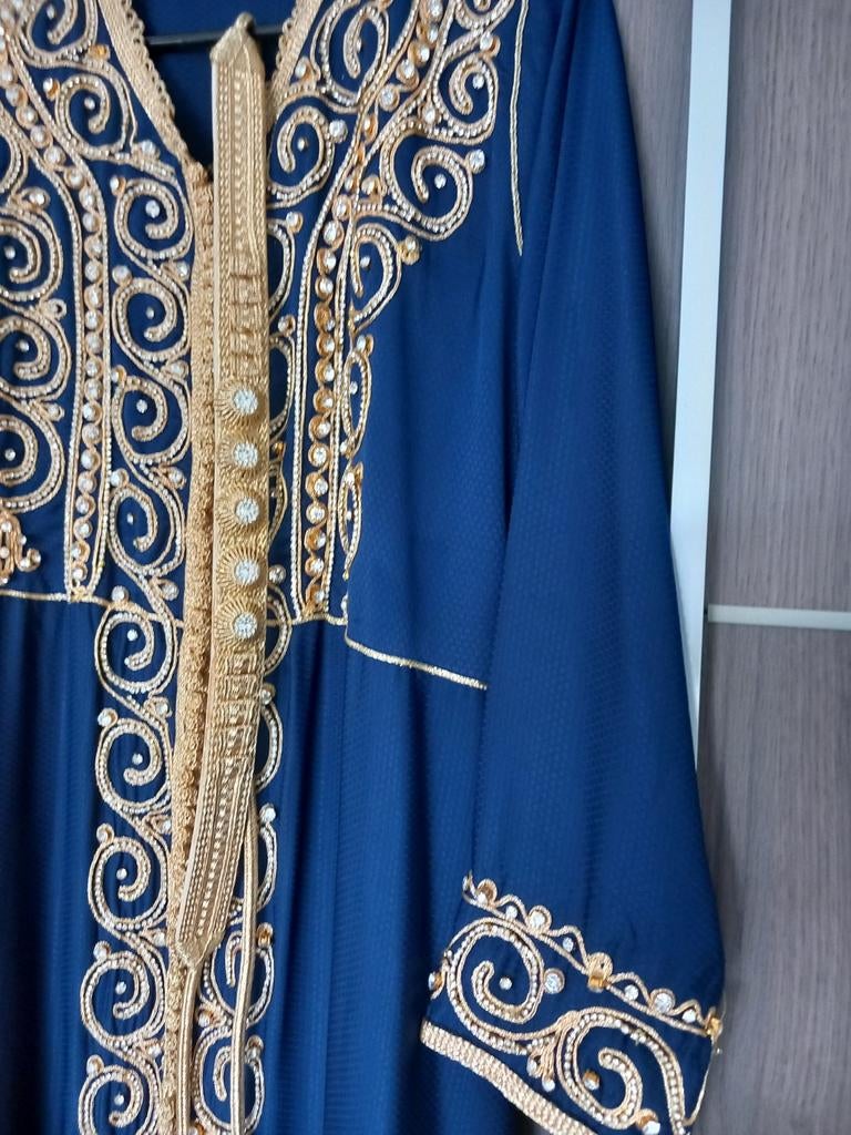 Feestelijke marokkaanse kaftan. Maat 38/40, Ophalen of Verzenden, Zo goed als nieuw, Maat 38/40 (M), Overige typen