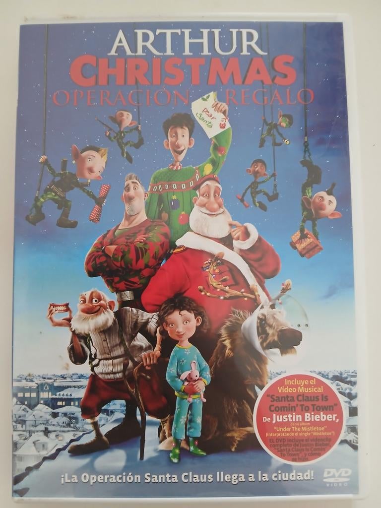 Arthur Christmas: Operación Regalo (DVD), Avontuur, Alle leeftijden, Ophalen of Verzenden, Zo goed als nieuw
