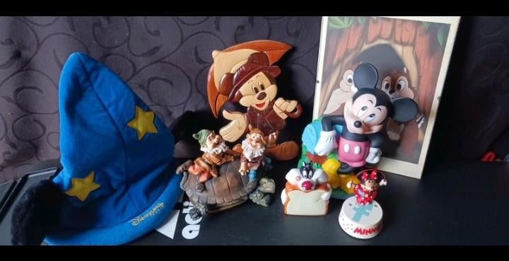 Diverse Disney en Pixar verzamelobjecten, Verzamelen, Ophalen of Verzenden, Mickey Mouse, Gebruikt, Beeldje of Figuurtje