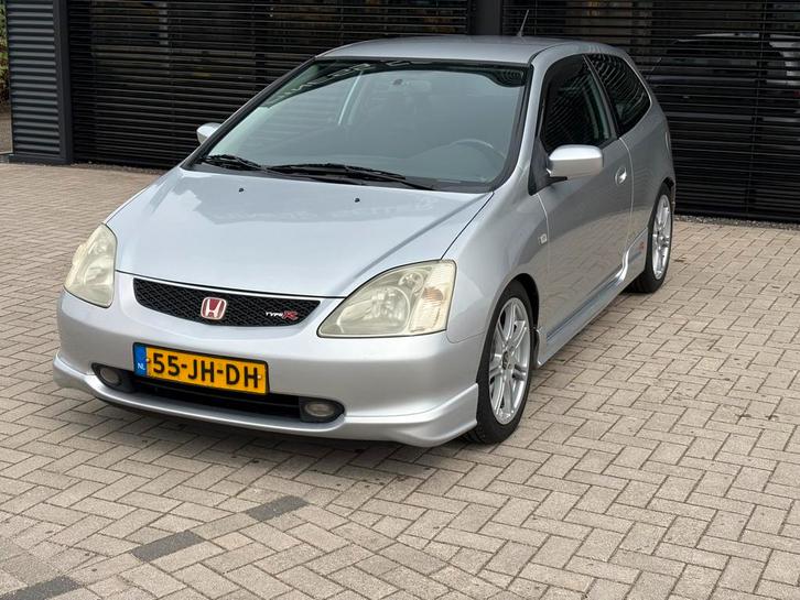 Honda Civic 2.0 I Type-r 2002 Grijs ep3, Auto's, Honda, Bedrijf, Civic, ABS, Airbags, Airconditioning, Centrale vergrendeling