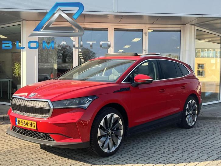 Skoda Enyaq iV 80 KWh 204PK PANO+ACC+TREKH+KEYLESS+MATRIX, Auto's, Skoda, Bedrijf, Te koop, Enyaq, ABS, Achteruitrijcamera, Adaptive Cruise Control