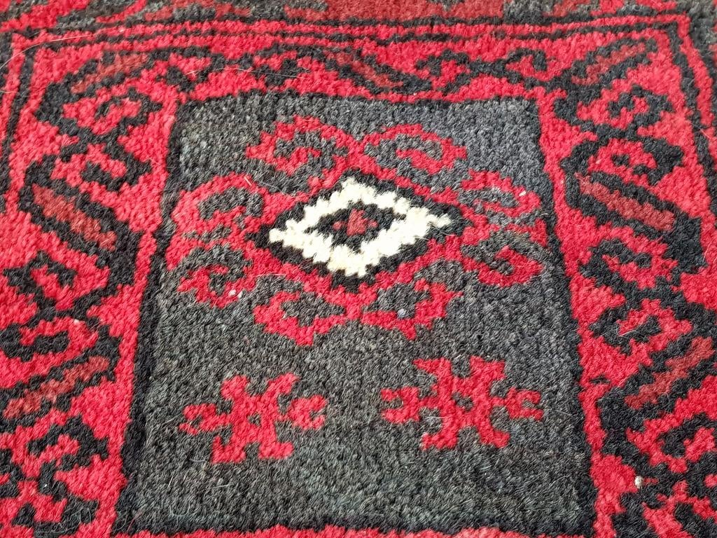 Mooi antiek handgeknoopt Perzisch kussen uit Iran 35-39 cm., Antiek en Kunst, Ophalen of Verzenden