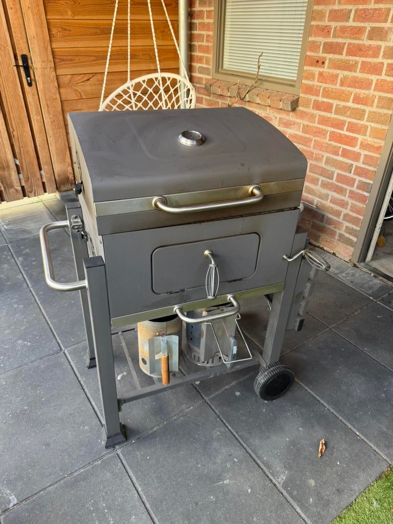 Barbeque Weber houtskool grijs, Ophalen, Gebruikt