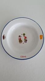Vintage California emaille bord Mickey, Minnie Mouse Disney, Ophalen of Verzenden, Mickey Mouse, Gebruikt, Servies
