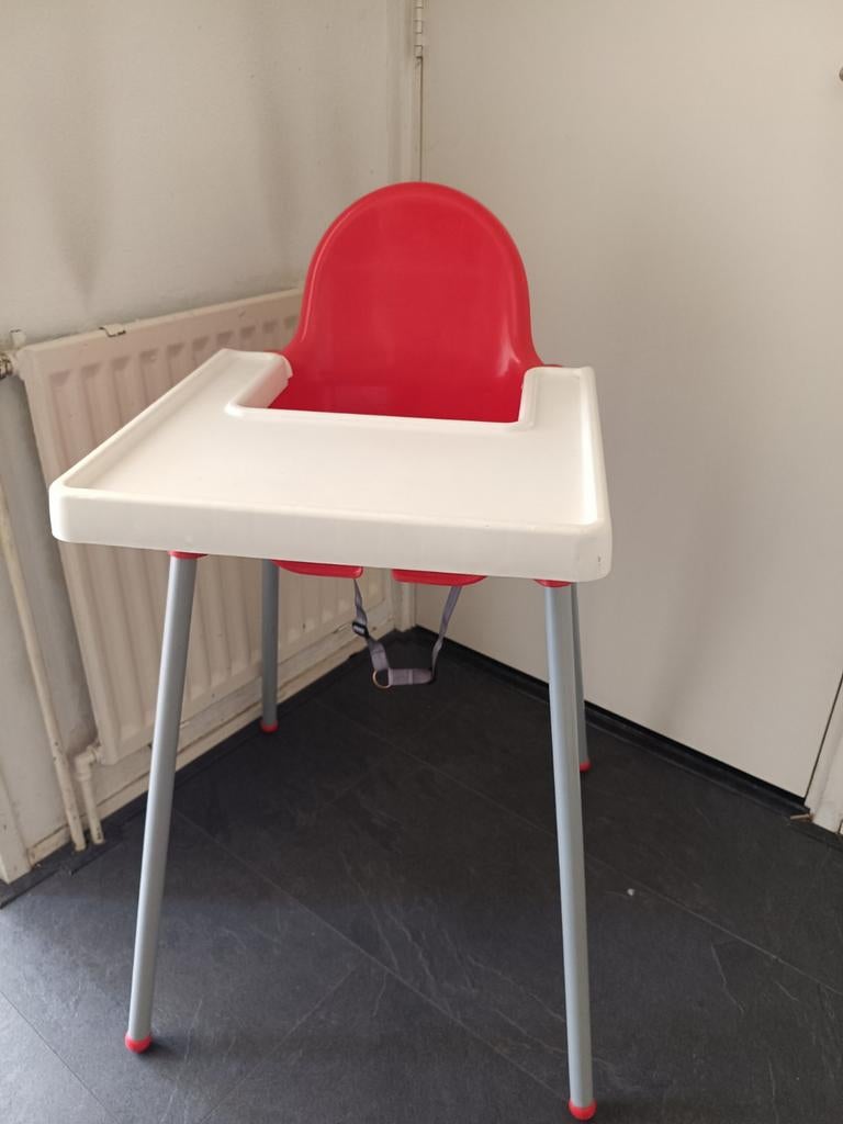Ikea Antilop kinderstoel met eetblad en gordel, Ophalen, Gebruikt, Overige typen, Gordel(s)