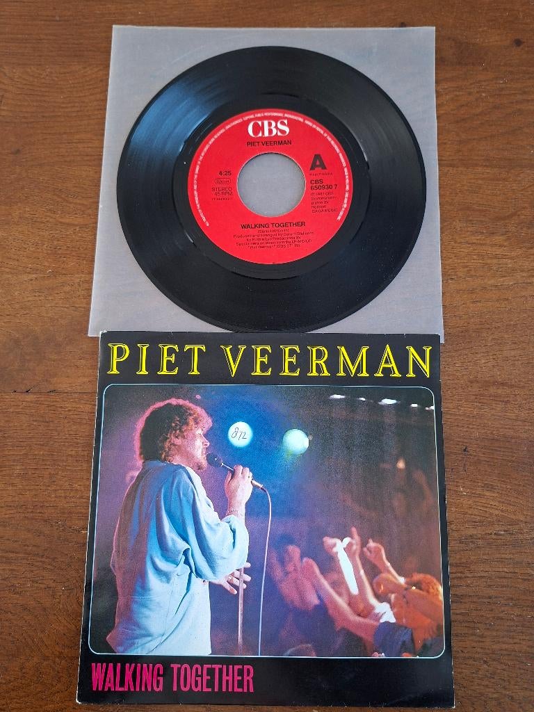 Piet Veerman,walking together, 7 inch, Ophalen of Verzenden, Zo goed als nieuw, Pop