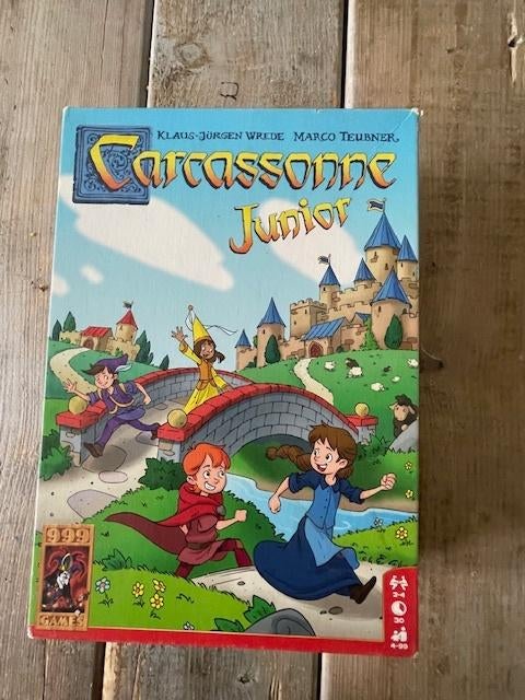 Carcassonne junior. 999 - games. Marco Teubner., Een of twee spelers, Ophalen, Zo goed als nieuw, 999 Games