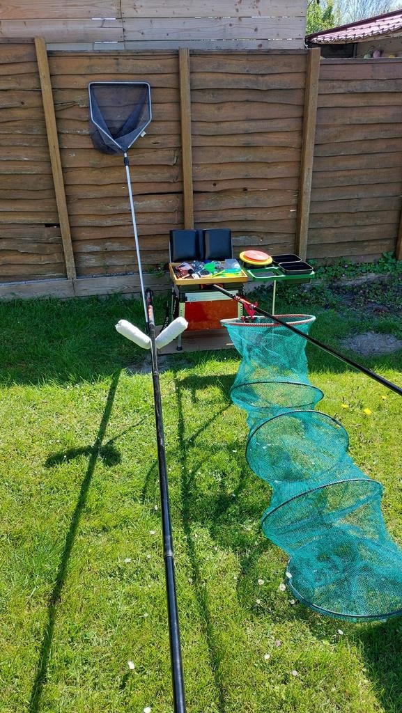 witvis set met Rive zitkist en heel veel NIEUW kleinmatriaal, Watersport en Boten, Ophalen, Zo goed als nieuw, Complete set