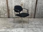 ACTIE!!! Wendy vergaderstoelen | Zwart / Chroom, Zwart, Nieuw, Ophalen of Verzenden, Stof