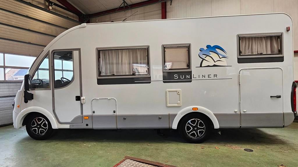 Fiat Knaus Sunliner 658 LG Airco/Carplay/Android/Trekhaak, Caravans en Kamperen, Integraal, Ringverwarming, Bedrijf, Fiat