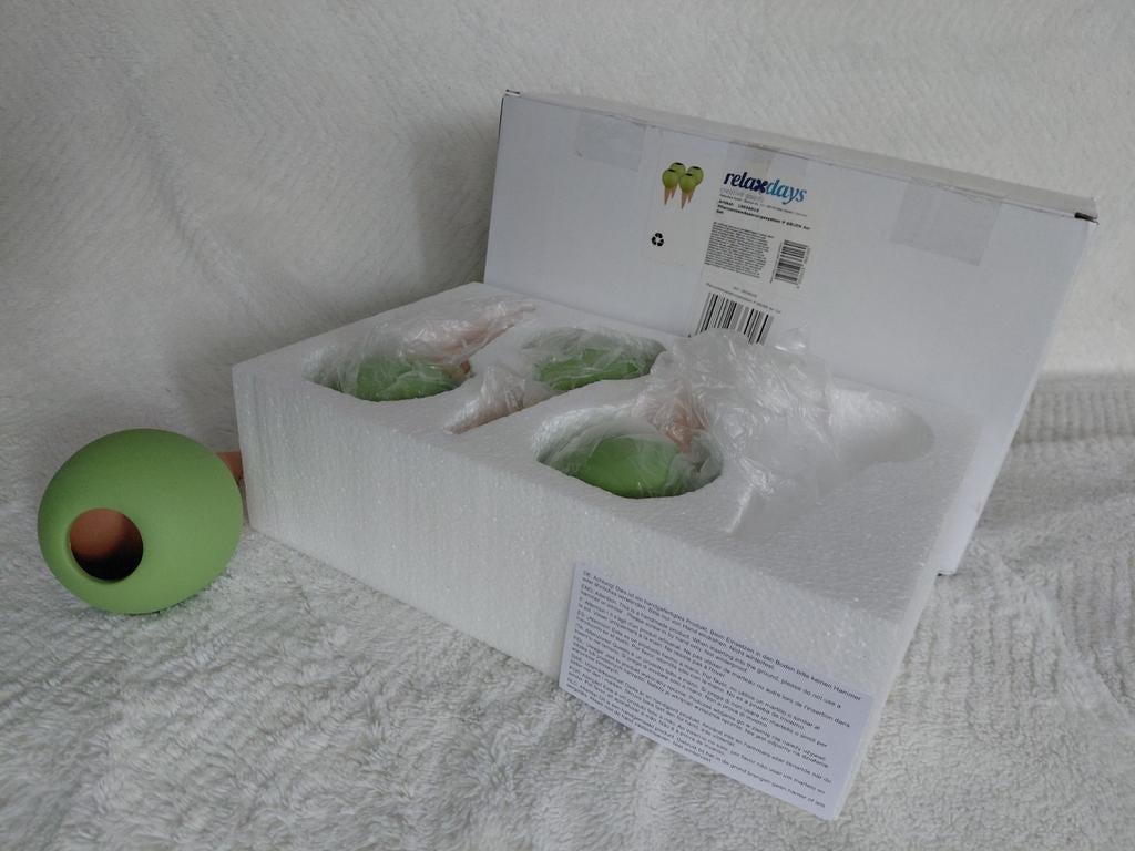 Relaxdays Waterdruppelaar Planten - Groen Terracotta (4 St.), Ophalen of Verzenden, Nieuw, Overige materialen