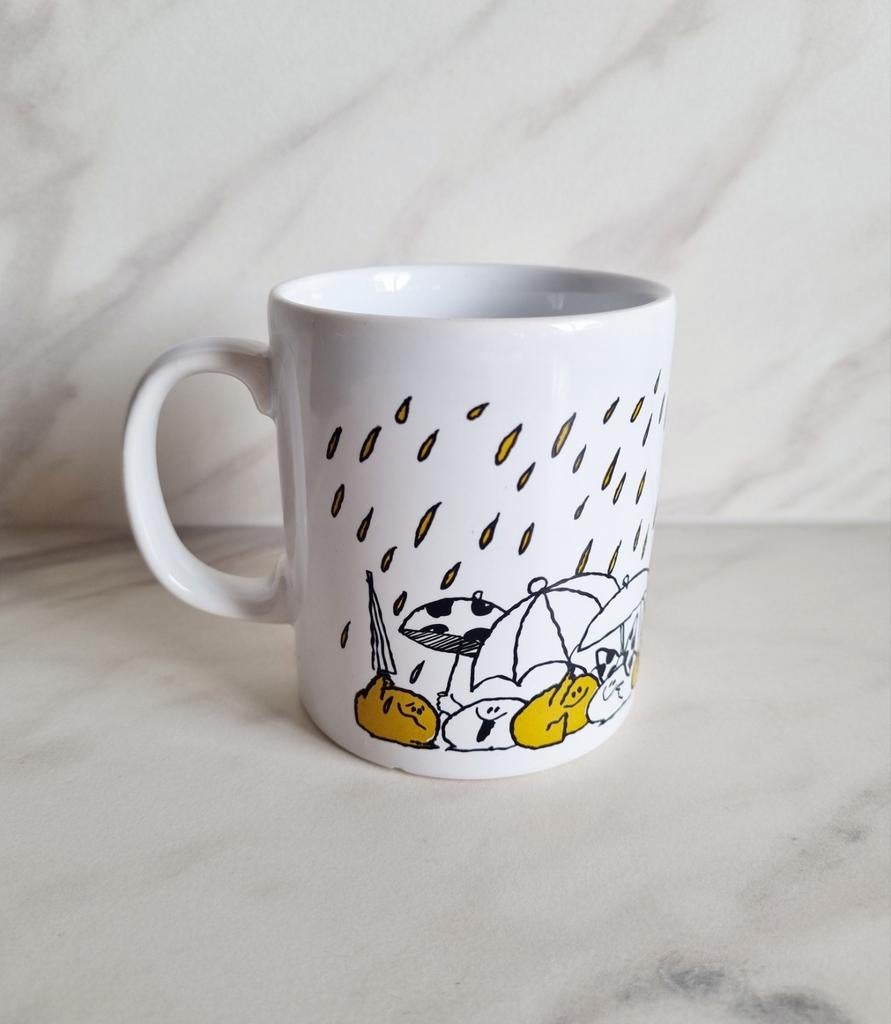 Coloroll England Kilncraft mok wezens in regen geel, Verzenden, Zo goed als nieuw, Overige stijlen, Kop(pen) en/of Schotel(s)