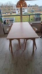IKEA RÖNNINGE uitschuifbare tafel - berken, Ophalen, Scandinavisch, 50 tot 100 cm, Zo goed als nieuw