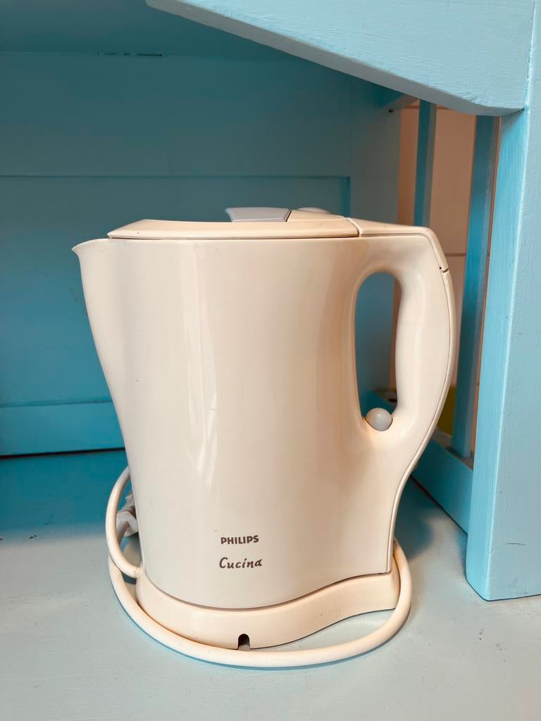 Philips, waterkoker, cucina, crèmekleurig!, Witgoed en Apparatuur, 1 tot 2 liter, Ophalen of Verzenden, Gebruikt