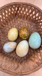 Marmeren eieren pasen ei marmer natuursteen edelsteen, Ophalen of Verzenden