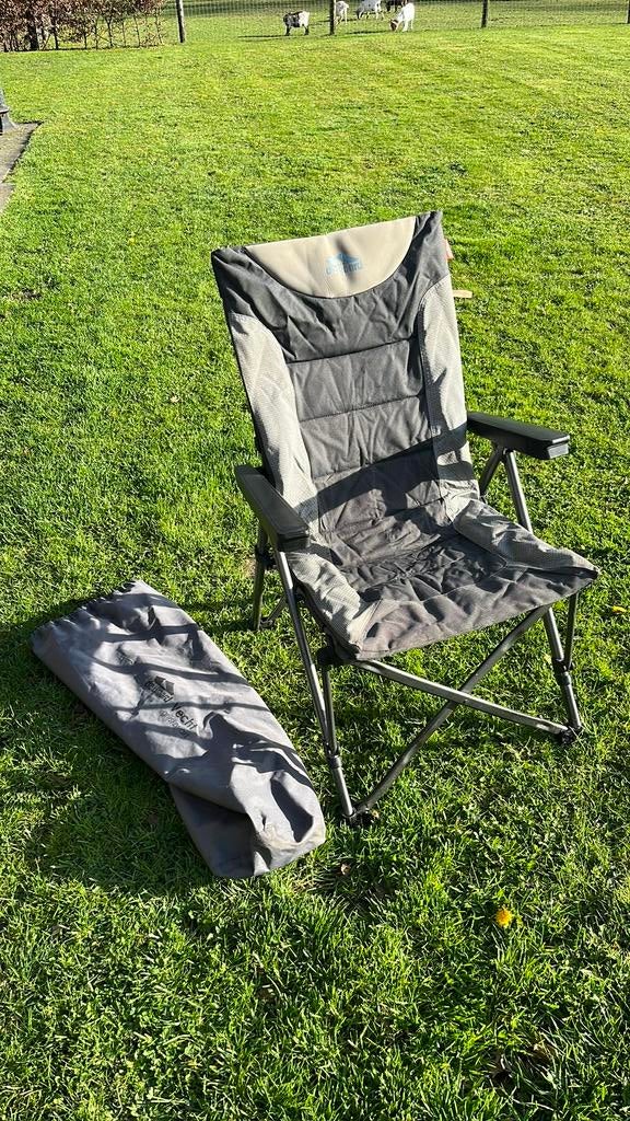4x De waard camping stoelen inklapbaar met opbergtas, Caravans en Kamperen, Kampeermeubelen, Ophalen, Gebruikt, Campingstoel