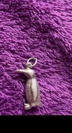 Zilveren bedel hanger pinguïn voor bedelarmband ketting, Overige merken, Ophalen of Verzenden, Zo goed als nieuw, 4 bedels of meer