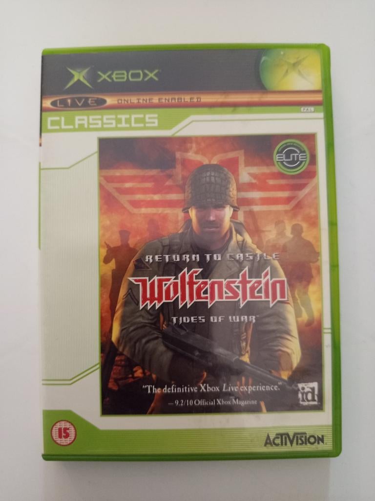 Return to castle Wolfenstein Xbox original, Gebruikt, Shooter, Verzenden, 1 speler