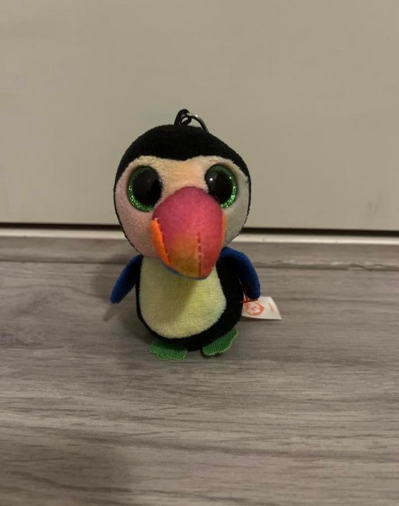 Ty Beanie Boo Toekan Sleutelhanger knuffel, Kinderen en Baby's, Speelgoed | Knuffels en Pluche, Overige karakters, Overige typen