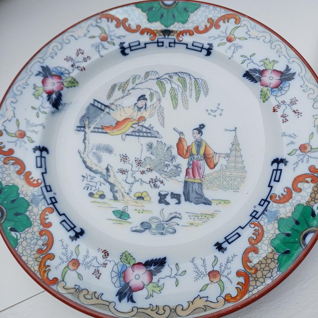 2 Petrus Regout Timor wand borden, antiek, Ophalen of Verzenden