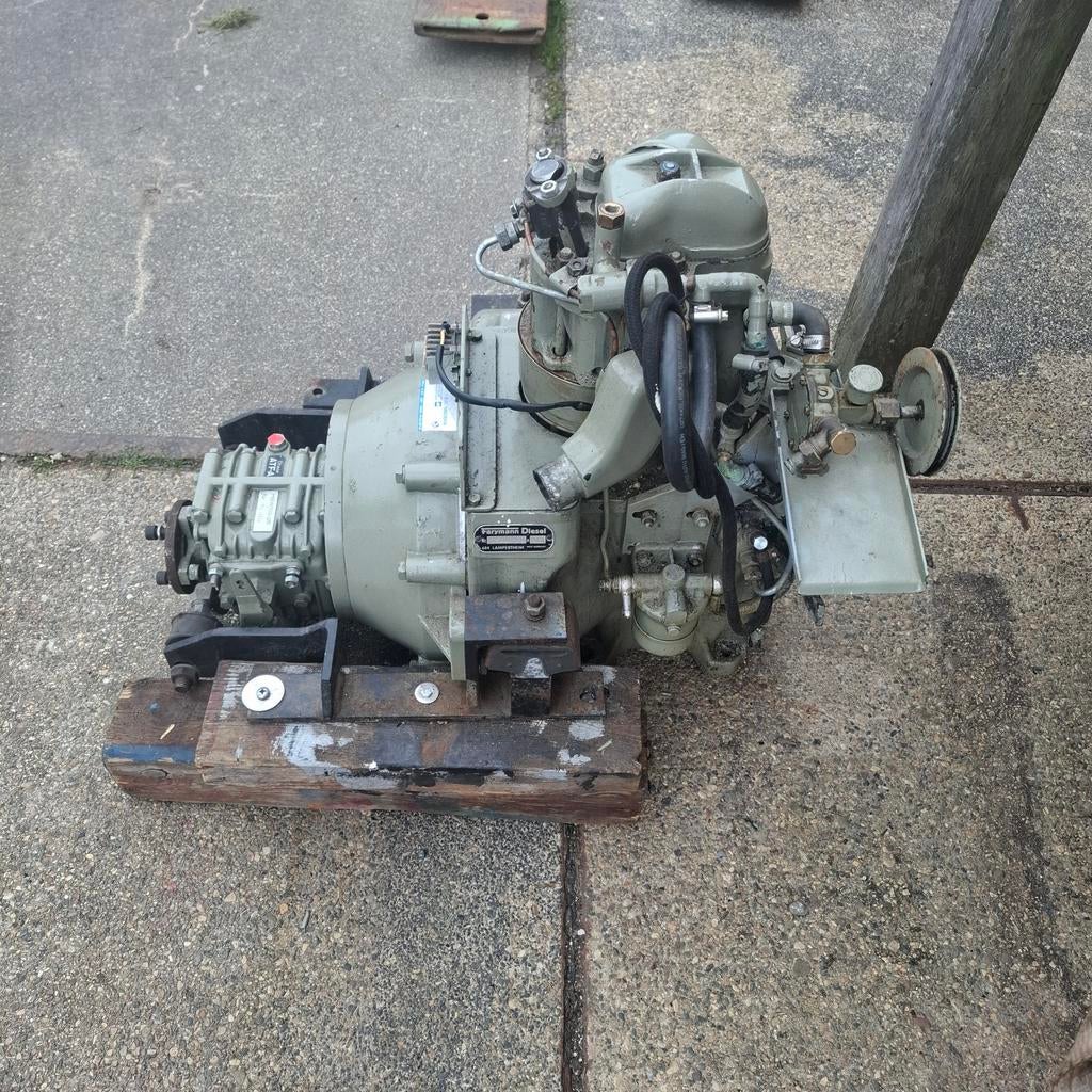 BOOTMOTOR FARYMANN 684 DIESEL 1 CILINDER MET KEERKOPPELING, Ophalen of Verzenden, Minder dan 100 cm