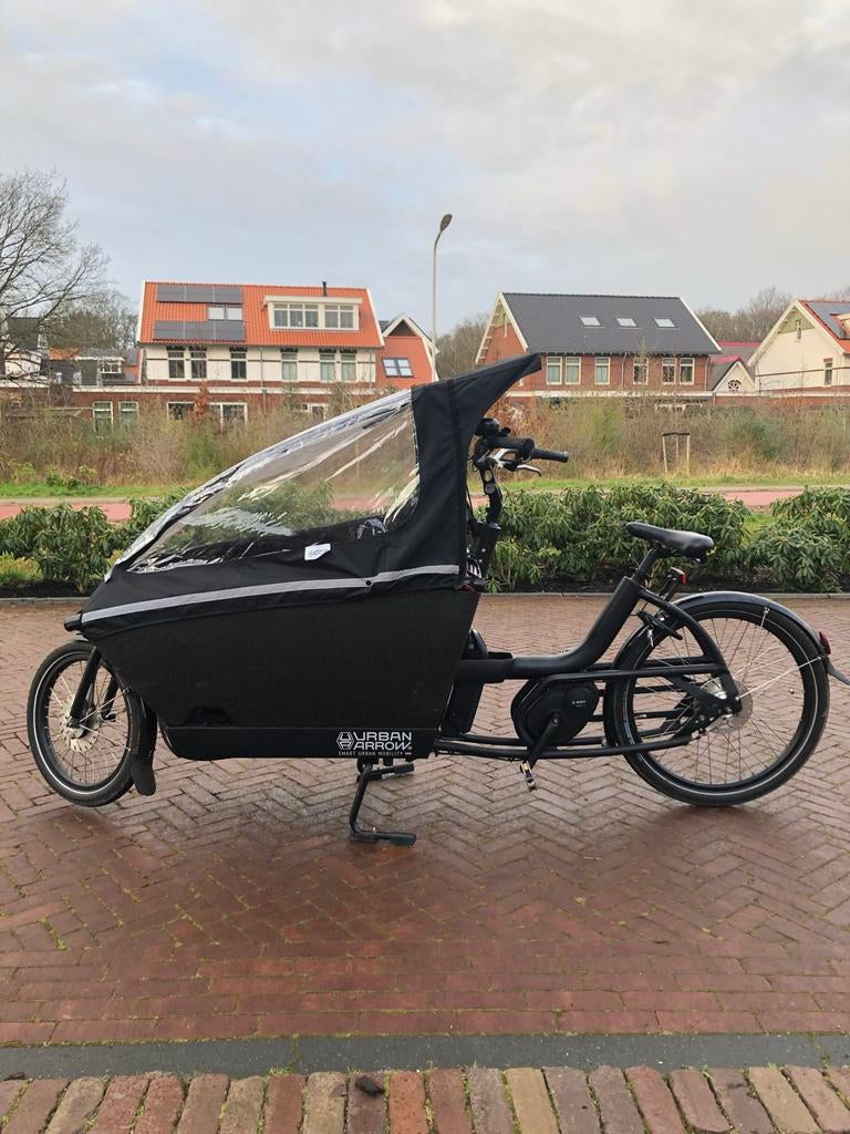 Regenhuif/luifel Urban Arrow bakfiets - Gebruikt, werkt prim, Ophalen, Gebruikt
