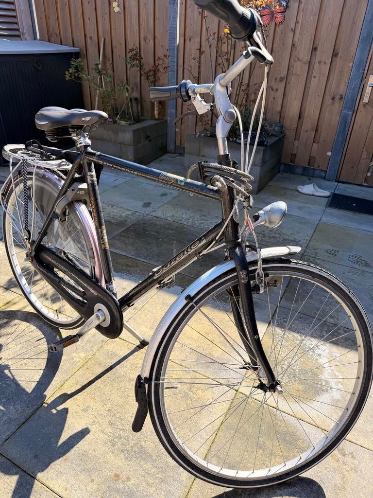 Gazelle herenfiets met 7 versnellingen, Fietsen en Brommers, Fietsen | Heren | Herenfietsen, Ophalen, Gebruikt, Versnellingen