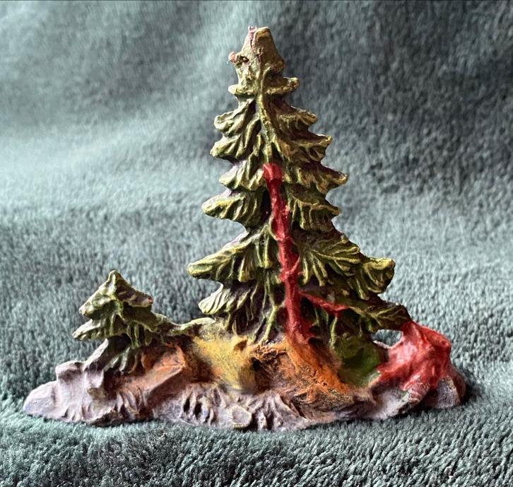 Elastolin Western Landschap Dennebomen Diorama, Verzamelen, Speelgoed, Gebruikt, Verzenden