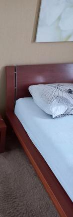 Modern kersenhouten bedombouw 1.60x2 m, Ophalen