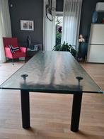 Cassina eettafel Corbusier, Huis en Inrichting, Tafels | Eettafels, Gebruikt, 200 cm of meer, Vijf personen of meer, Glas