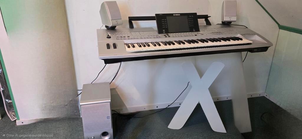 Yamaha Tyros 1 met het bijbehorend speakersysteem, Ophalen, Gebruikt, 61 toetsen, Yamaha