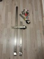 Ophangsysteem voor schuifdeur - 163 cm, Ophalen, Gebruikt, Rvs, Schuif of Grendel