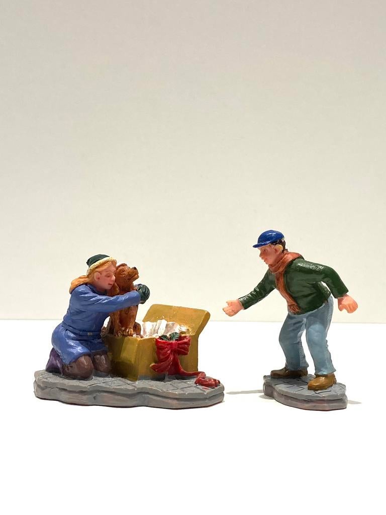 Lemax Christmas Puppy, set of 2 (52029), Verzenden