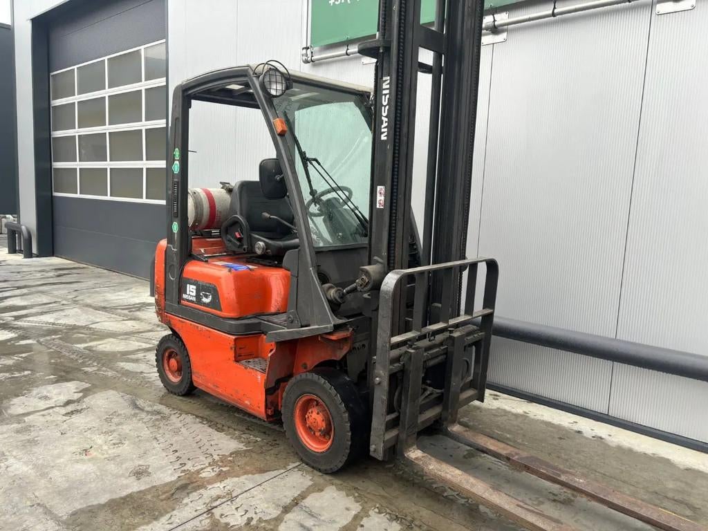 Nissan 1,5 Heftruck (bj 2005), Zakelijke goederen, Machines en Bouw | Heftrucks en Intern transport, 1000 tot 2000 kg, LPG, Heftruck